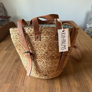 XIX Palms Jute Bag Purse Boho Convertible Backpack Rattan
Cooler Shorebreak New